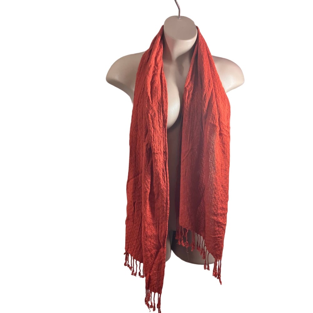 Isa & Stef Rust Rayon Scarf